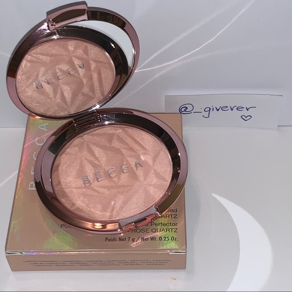 Becca Rose Quartz Shimmering Skin Perfector Pressed Limted Edition - Picture 1 of 16